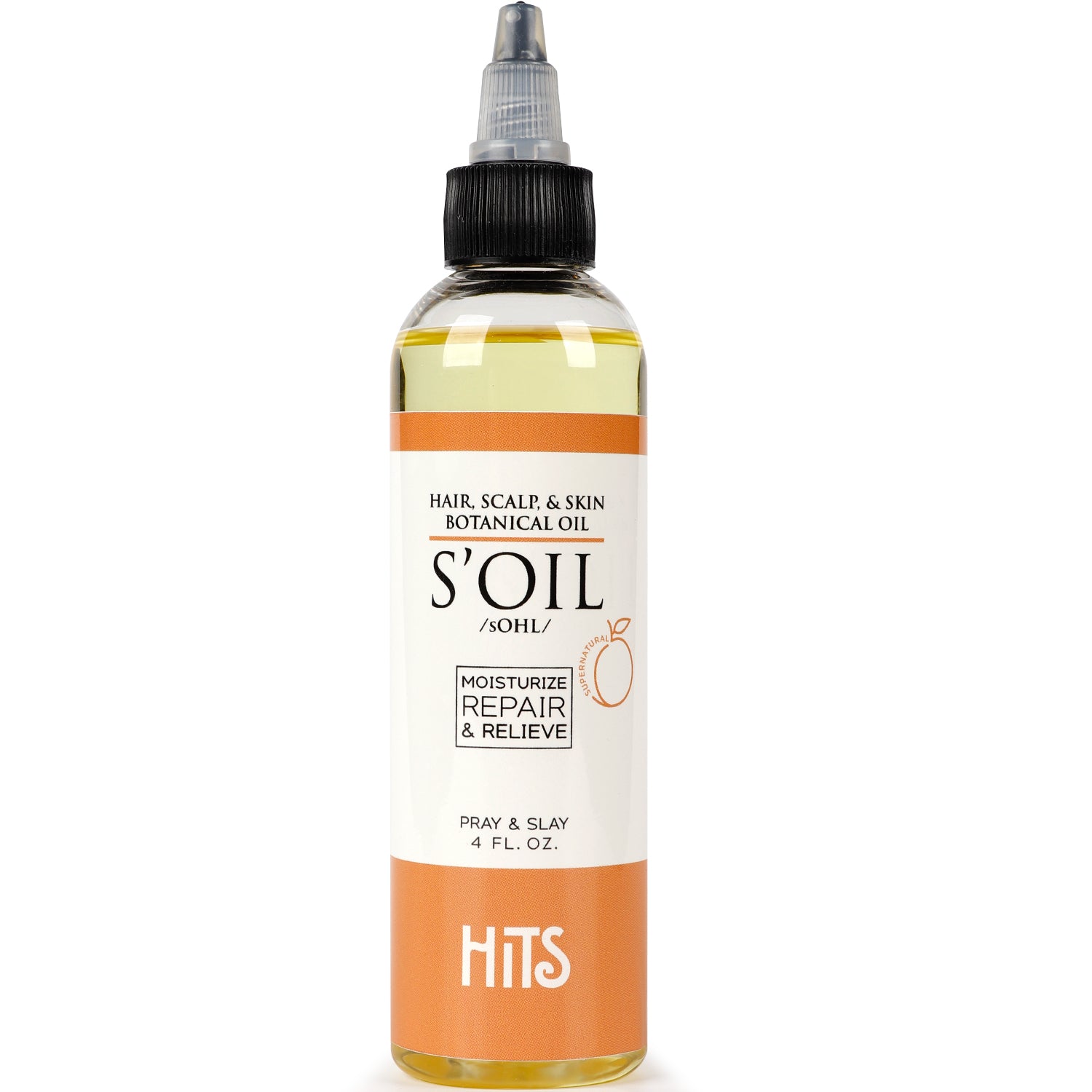 HITS Beauty Brand S'Oil " Hair, Scalp, and Skin" Botanical Oil