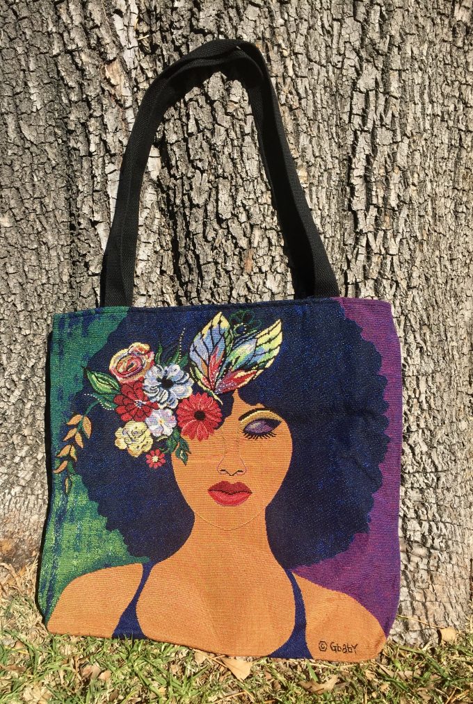 BELIEVE, BLOSSOM & BECOME WOVEN TOTE BAG